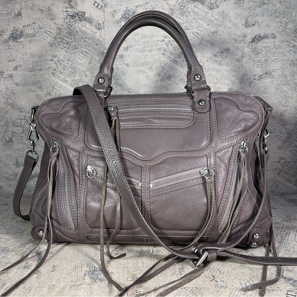 Rebecca Minkoff Handbags - Rebecca Minkoff Love Spell Try Zip Leather Satchel